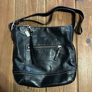 Vintage Coach Leather Shoulder Bag